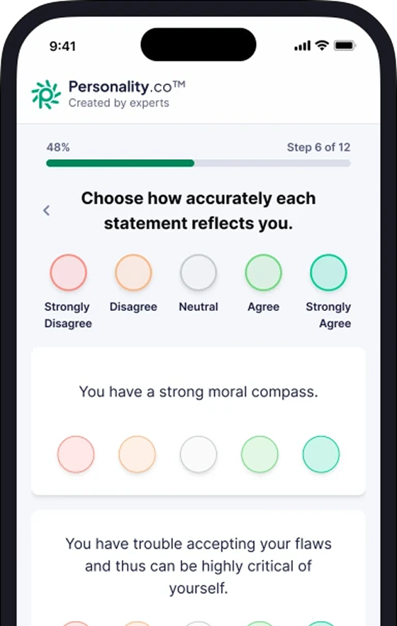 Personality Test App